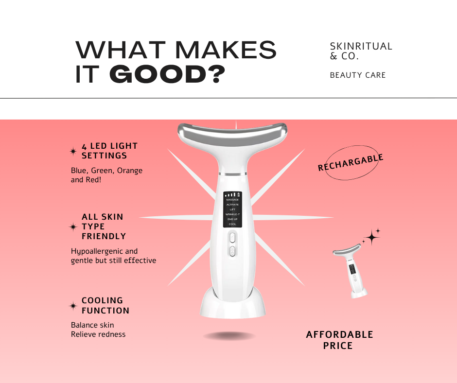 Skin Ritual LED Face Light & Cooling Wand